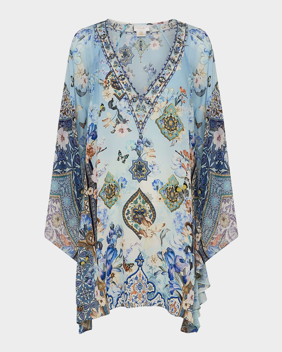 Al Manial Palace Memoirs Raglan Sleeve Flared Kaftan